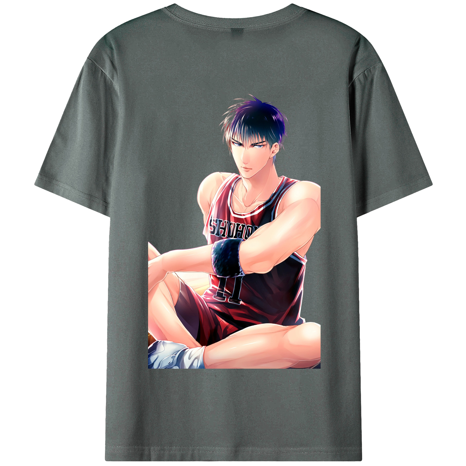 SLAM DUNK／スラムダンク 綿100％半袖Tシャツ（背面プリント）